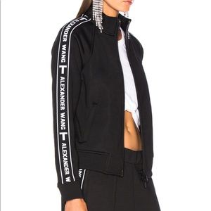 T BY ALEXANDER WANG LOGO TRACK JACKET